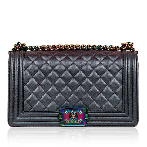 chanel boy north south|iridescent medium boy bag chanel.